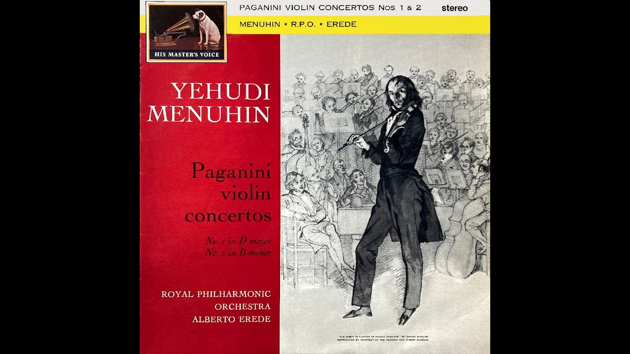 YEHUDI MENUHIN Paganini violin concertos No 1 ,2