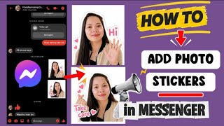 How To ADD your PHOTO STICKERS in Messenger #chatgpt #stickers #tutorial  screenshot 5