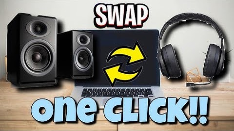 How To Switch btw Your Audio Devices With ONE CLICK! - Using SoundSwitch
