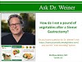 How do I eat a pound of vegetables after a Sleeve Gastrectomy?