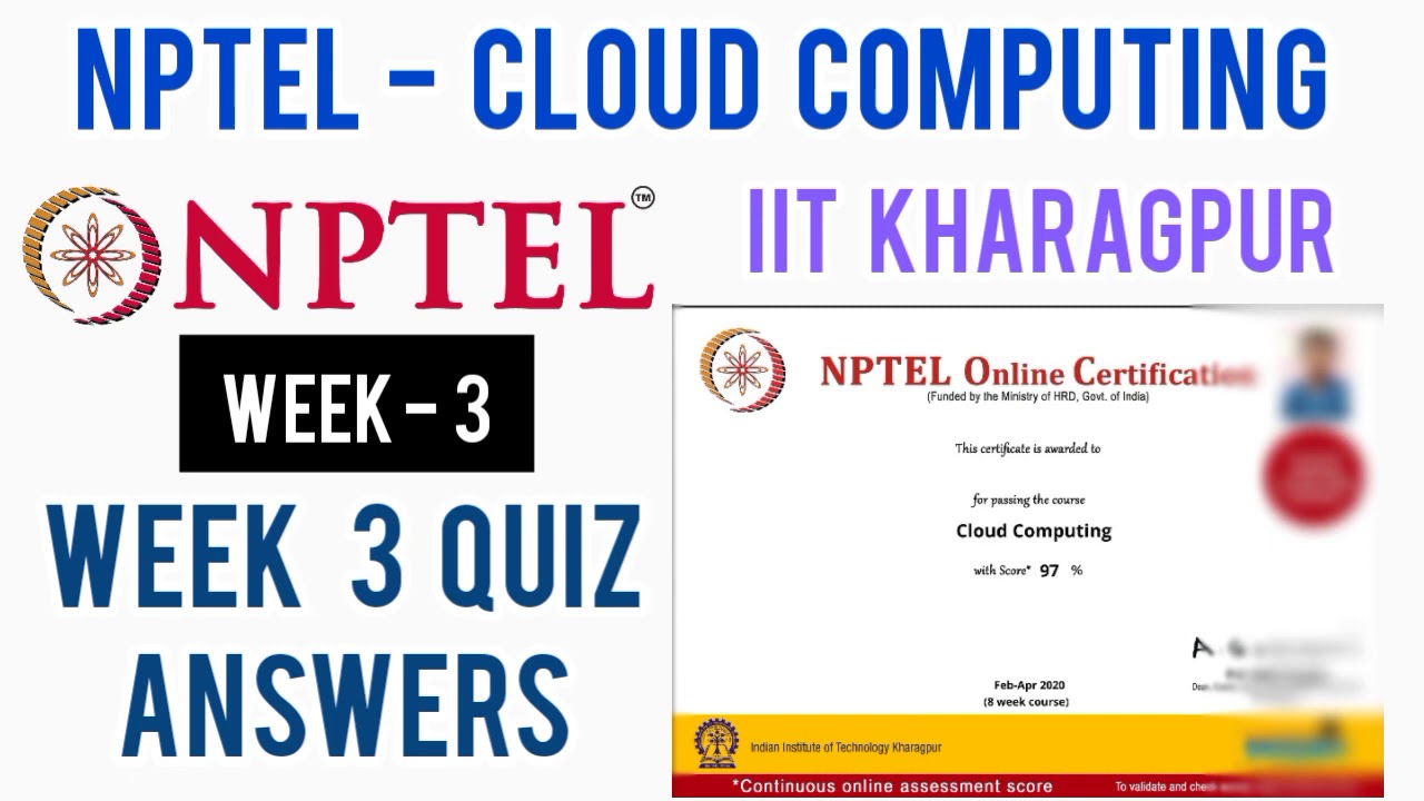 cloud computing nptel assignment 3