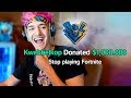 I Donated $1,000.000 To A FORTNITE Streamer!