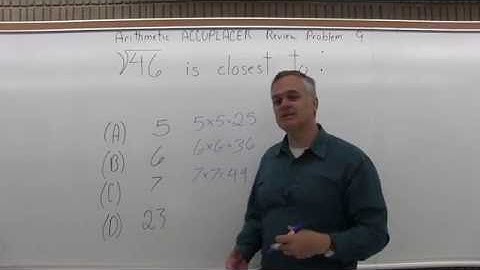 ACCUPLACER Review: Arithmetic Problem 9 - Mathematics with Dan Avedikian
