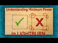 Understanding Minimum power settings in lightburn