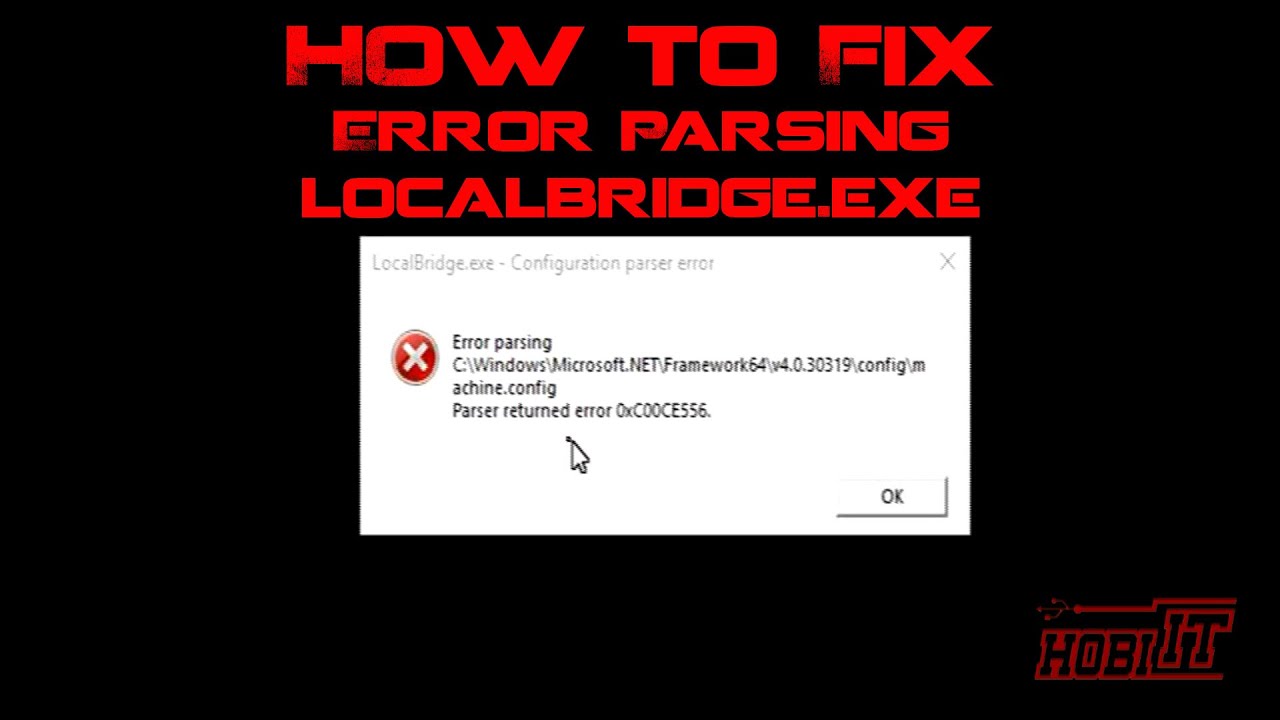 Request parsing error. Парсер вернул ошибку 0xc00ce556. Error parsing configuration Player.