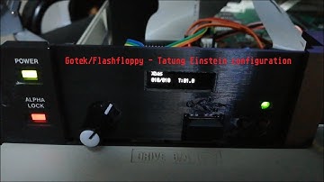 26b - Tatung Einstein - Gotek cable correction and successful test
