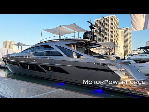 Pershing 9x 2022 luxury speed motor yacht tour