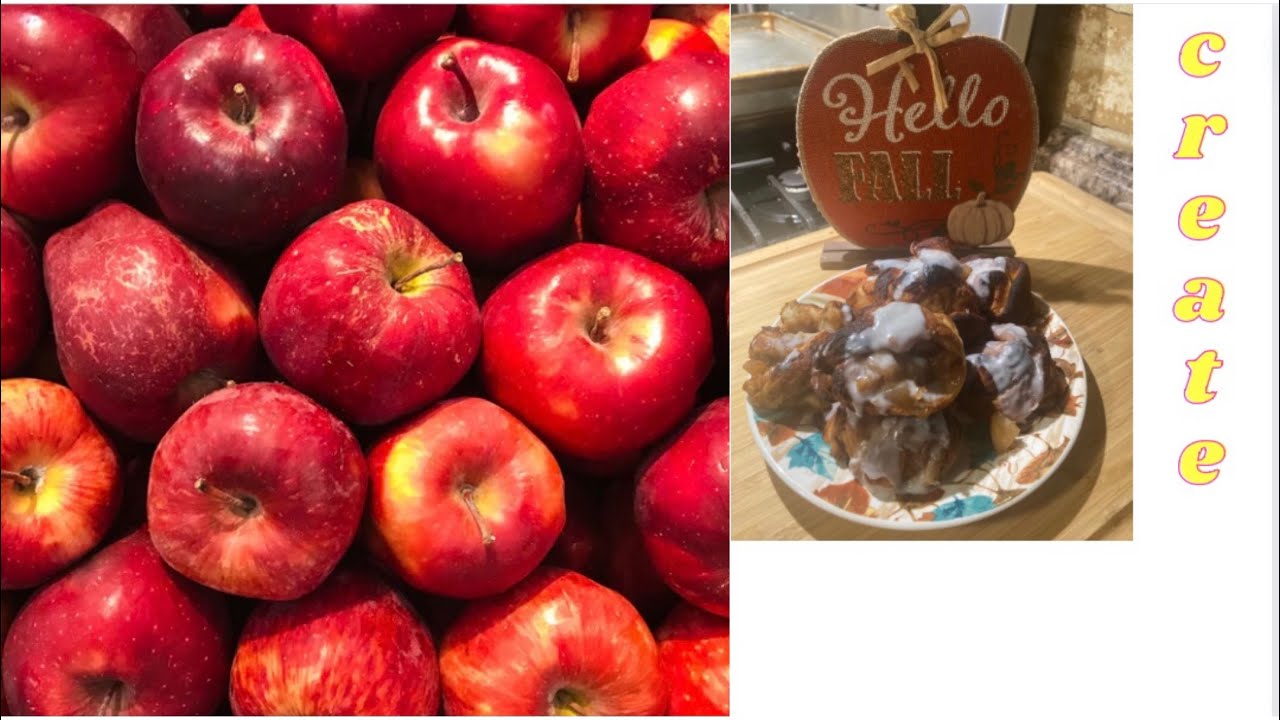 FALL FOOD FRIDAY! APPLE CINNAMON ROLLS. SEMI HOMEMADE FALL DESSERT! 