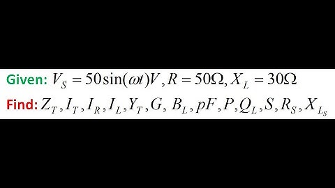 AC Analysis of RL Parallel Circuits | Visual Guide to Phasors & Impedance 01