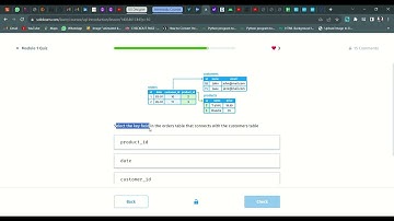 7 Module 1 Quiz | Introduction to SQL | Sololearn