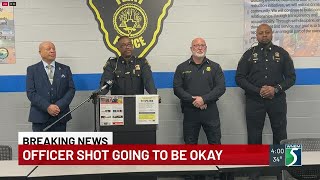 Flint Police Officer shot