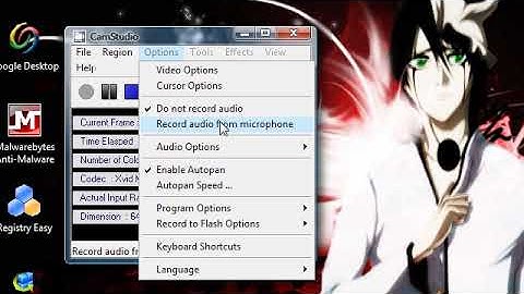 Camstudio high quality settings