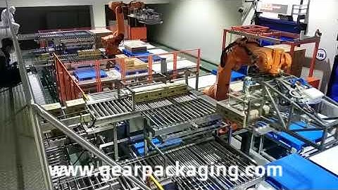 Box carton robot heavy loading capacity palletizing machine box palletizer