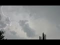 Intense thunderstorms with very close lightning & very loud thunder in Michoacán México July 8, 2019