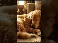 Kucing dan anjing tidur bersama #videoshort #shorts #cat #kucinglucu