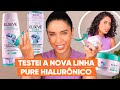 TESTEI ELSEVE PURE HIALURÔNICO NO MEU CABELO CACHEADO - ROTINA CAPILAR COMPLETA | JULIANA LOUISE