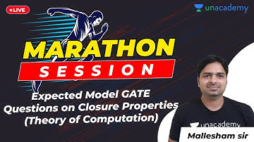 Expected Model GATE Questions on Closure Properties (Theory of Computation) | GATE 2021 CSE Exam