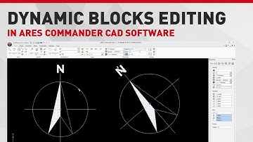 Dynamic Blocks editing in ARES Commander CAD Software