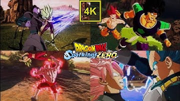 Dragon Ball Sparking Zero - All Grabs/Throws Animations Of Every Character (Unique & Secret Grabs)