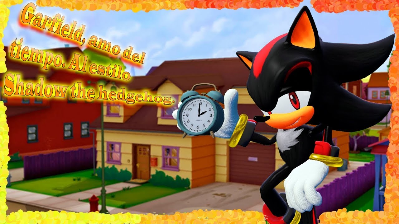 Garfield amo del tiempo al estilo Shadow The Hedgehog (Parodia). (SFM