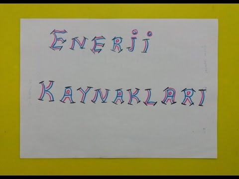 ENERJİ  KAYNAKLARI (9. sınıf )