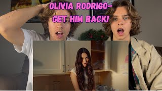 Twins React To Olivia Rodrigo- get him back!