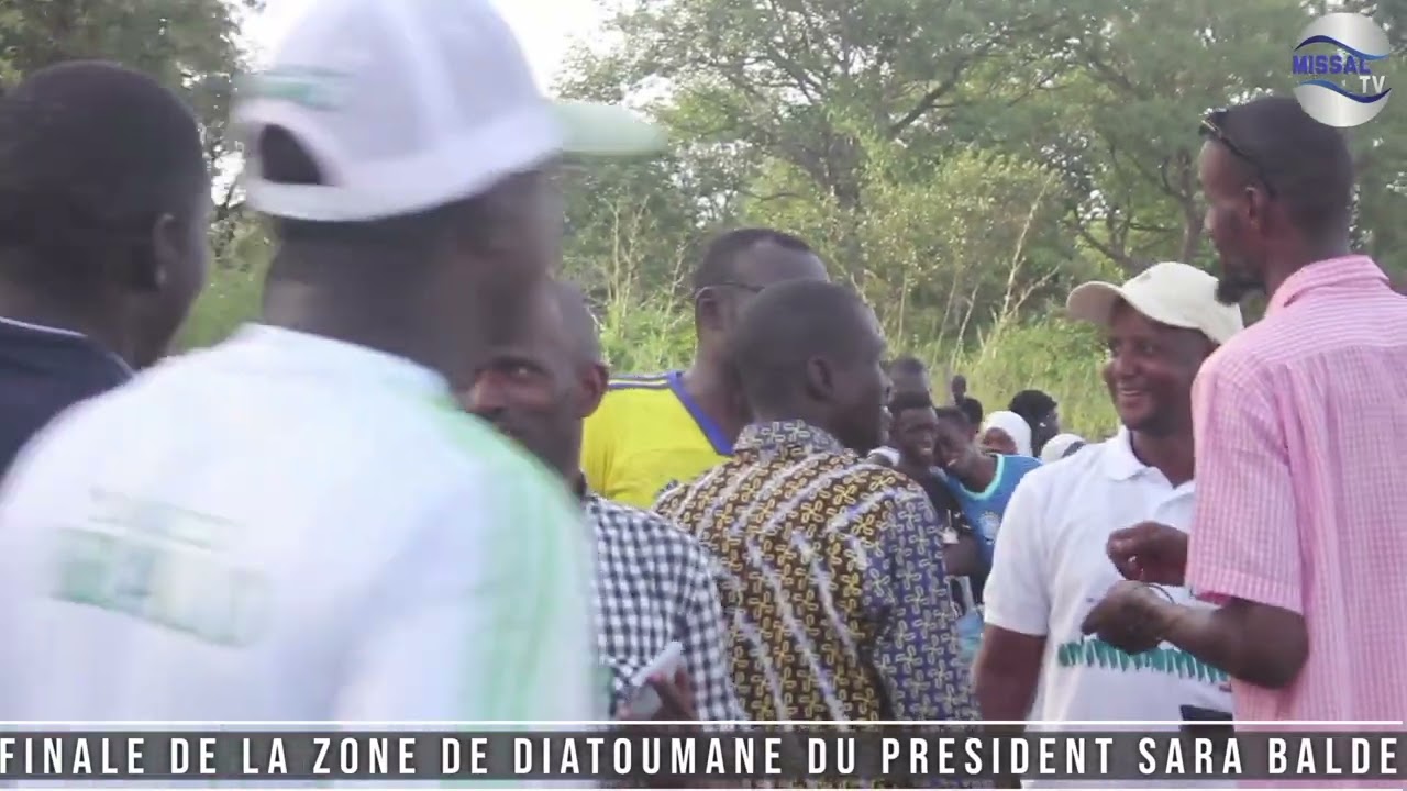  les populations assistent à la grande finale de la zone de Diatoumane du président Sara Baldé.