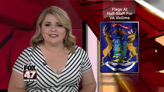 Governor Whitmer orders flags at half-staff to honor 12 Virginia Beach victims Gov Whitmer Orders Flags To Half Staff To Honor The Minneapolis Shooting Victims