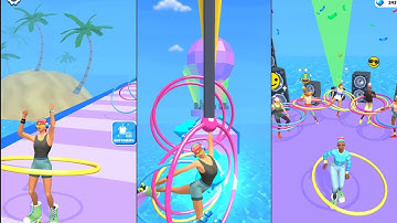 hula hoop Race - All Levels Walkthrough Gameplay Android, iOS