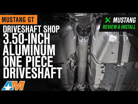 2018-2020 Mustang GT w/ Manual Driveshaft Shop 3.50" Aluminum One Piece Driveshaft Review & Install