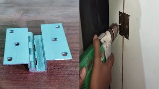 w Hinges लगाने का सबसे आसान तरीका? How to fitting w Hinges on framing door