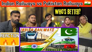 Reaction On Indian Railways vs Pakistan Railways!! Who's Better?