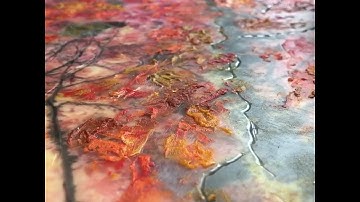 Encaustic and cold wax medium on Photos