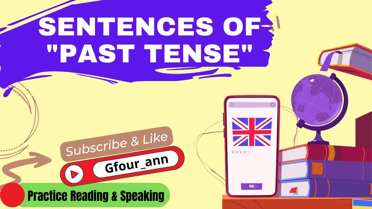 learning English - Ten sentences using PAST TENSE - Examples #pasttense ...