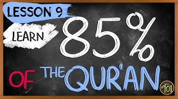 Understand 85% of the Quran with THIS frequency list - Lesson 9 | Arabic101