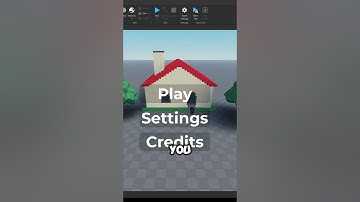 How to make starting menu in roblox studio tutorial #robloxstudiotutorial #robloxstudiotutorials