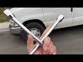 EPAuto 14' Heavy Duty Universal Lug Wrench, 4 Way Cross Wrench Review