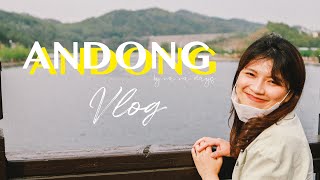 Andong Vlog I เทยวอนดง กนจมดก, 안동구시장, 안동찜닭, 월영교