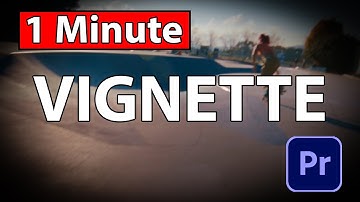 How To Add A VIGNETTE EFFECT In Premiere Pro
