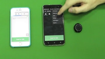 Chatter PTT pairing with PTT-U