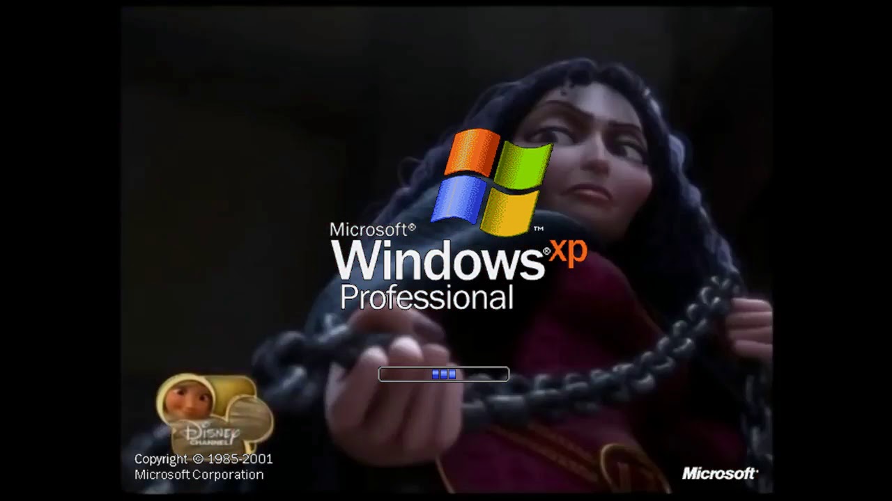 Tangled -- Flynn Comes to the Rescue / Gothel's Death Vocoded with Windows XP (Malay)
