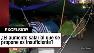 CNTE se planta en el Zócalo indefinidamente, como en 2013