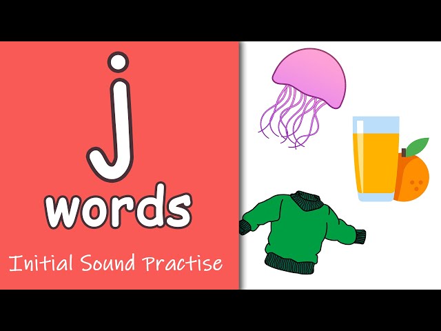 'j' Words | Phonics | Initial Sounds class=