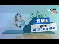 Routine ventre plat et abdos en 15 minutes par alex meylan  fit club 