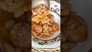 Alubias con chorizo FÁCILES Y RÁPIDAS de preparar. #cocina #ladulceteresa #recetas #alubias #facil