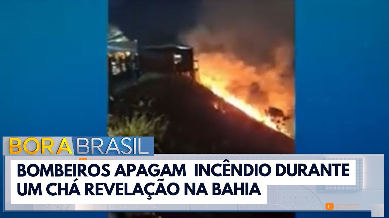Festa de chá revelação termina em incêndio na Bahia | Bora Brasil
