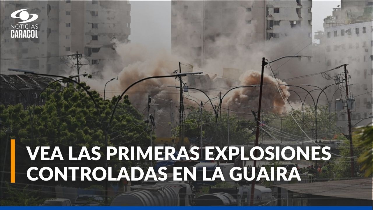 Inician primeras explosiones controladas en edificios de Venezuela afectados por terremotos