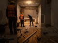 DIY Room Renovation Building Our Dream Living Room #shorts