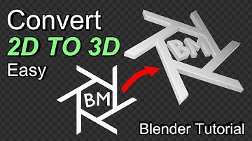 How to Convert a 2D Image to 3D Object in Blender (A Basic Introduction to Curve Modelling)