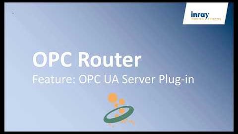 Video Tutorial inray: il plug-in OPC UA Server